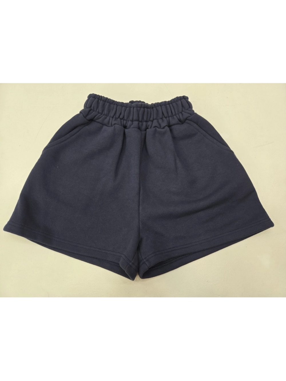 The Frankie Shop Jamie Cotton High Waist Jersey Shorts Blue Size XS Womens